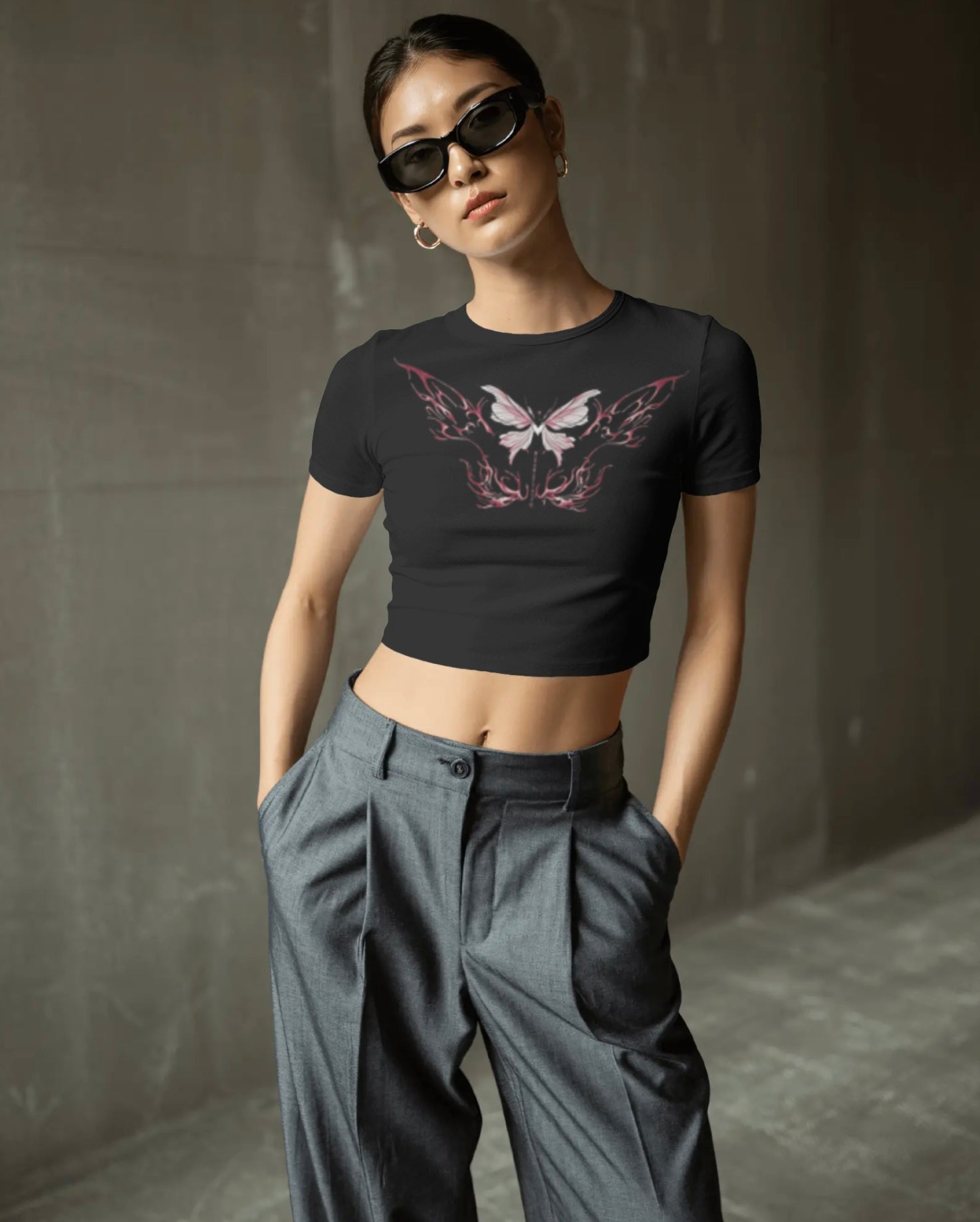 Shadow Sovereign design Croptop